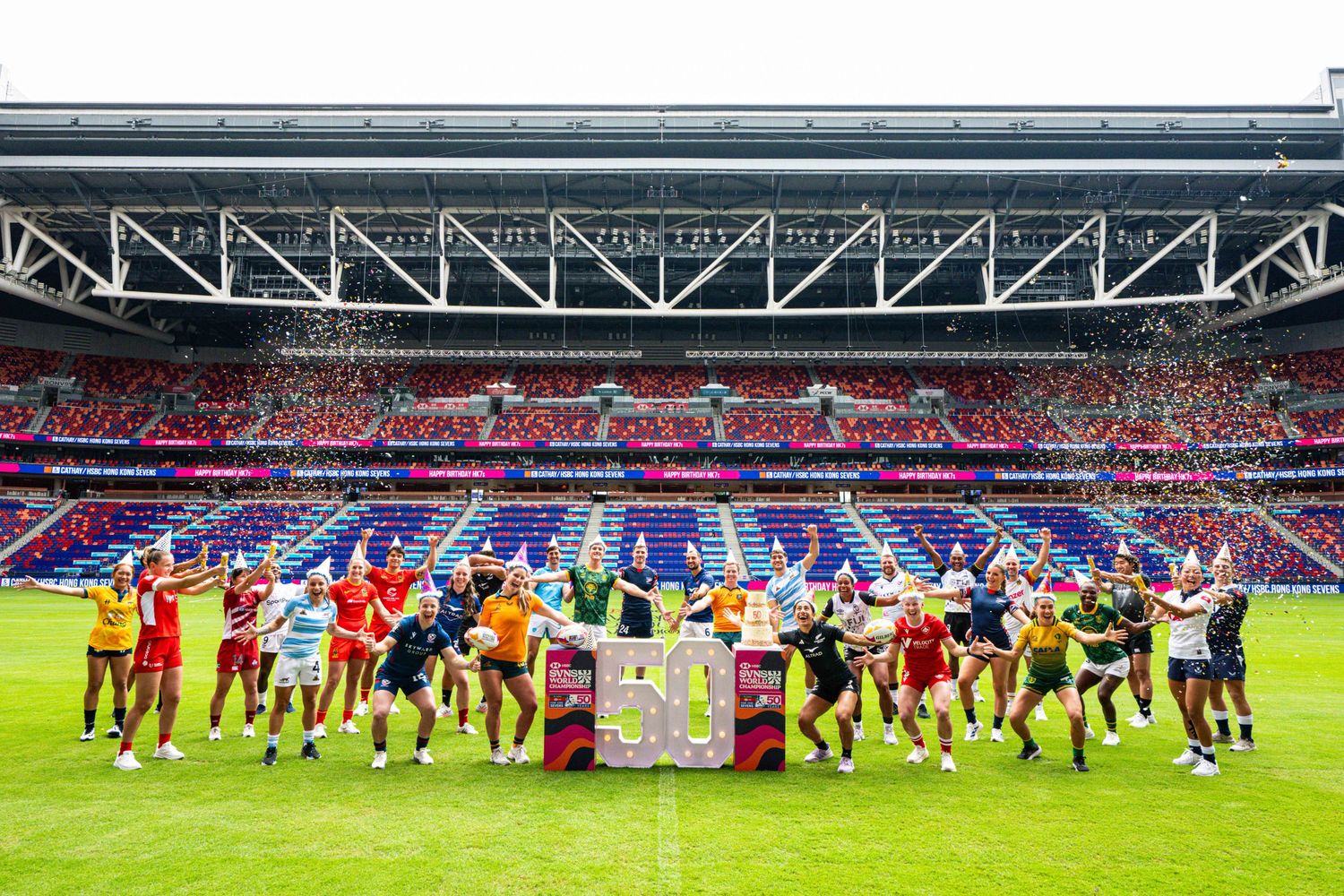 世界欖球界即將迎來國泰/滙豐香港國際七人欖球賽50週年慶典